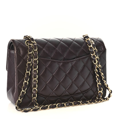Chanel Lambskin Quilted Small Double Flap Dark Brown 3 of 10
