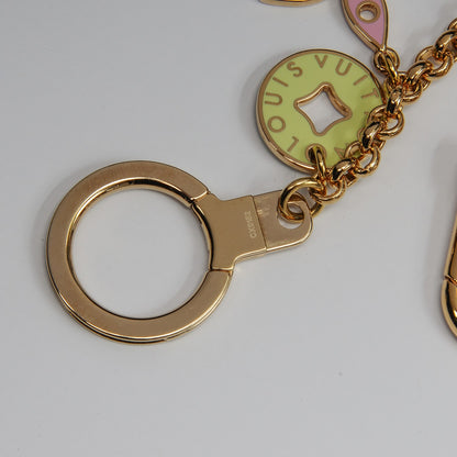 Louis Vuitton Enamel Looping Key Chain Bag Charm Multicolor 4 of 4