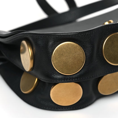 Chloe Smooth Calfskin Medium Kurtis Shoulder Bag Black 8 of 9