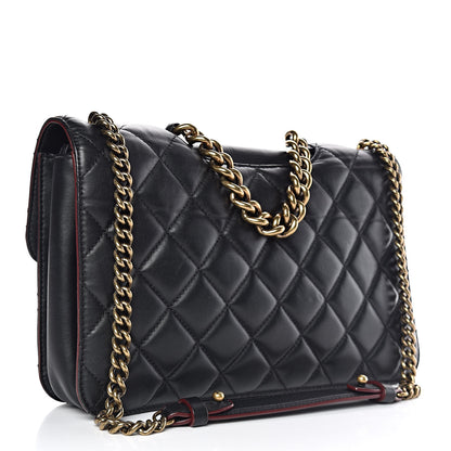 Chanel Calfskin Quilted Large Perfect Edge Flap Black 3 of 9