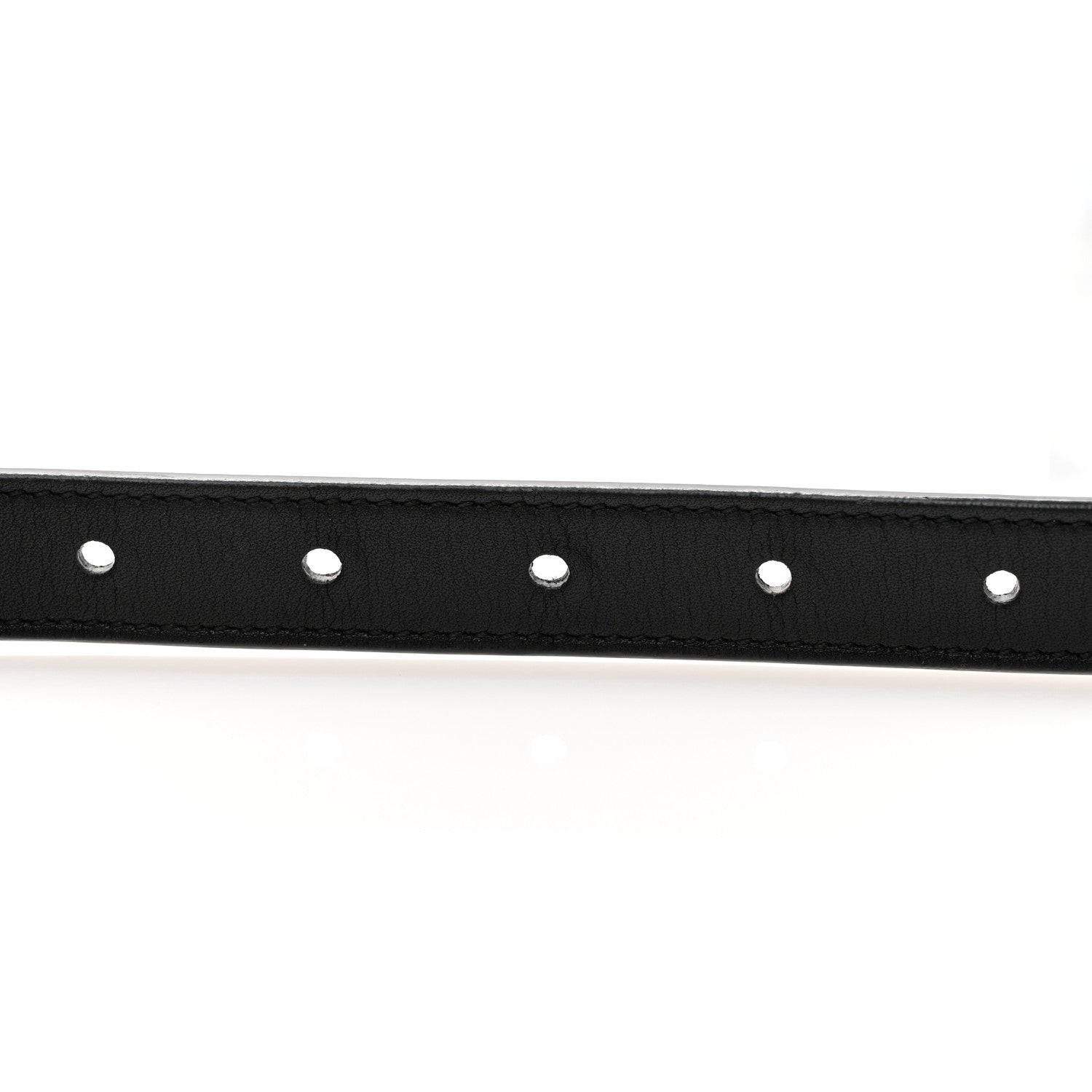 Gucci Calfskin Double G 20mm Belt 80 32 Black 3 of 7
