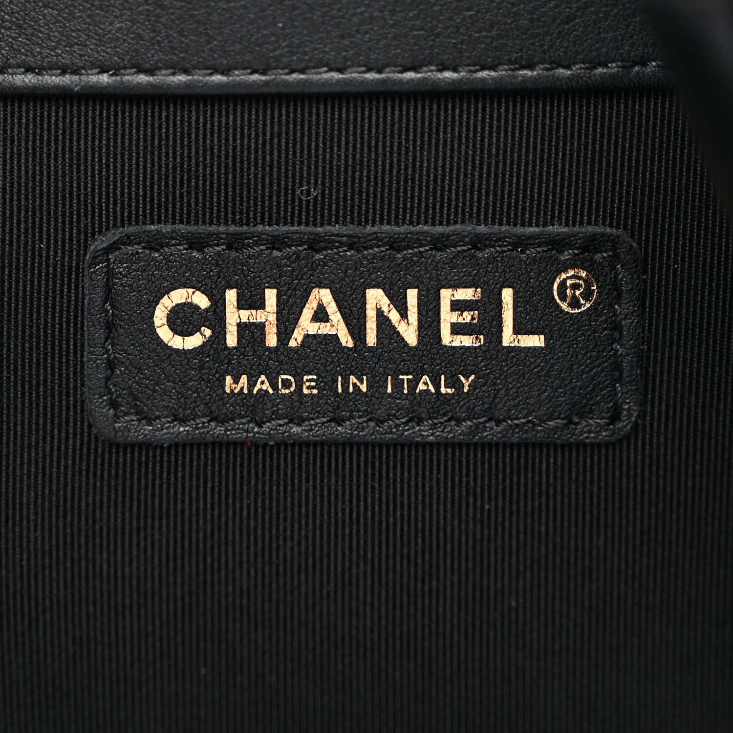 Chanel Goatskin Quilted Chain Drawstring Bag Black 6 of 10