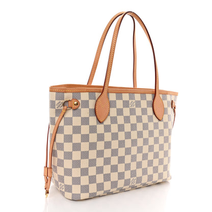 Louis Vuitton Damier Azur Neverfull PM 3 of 9