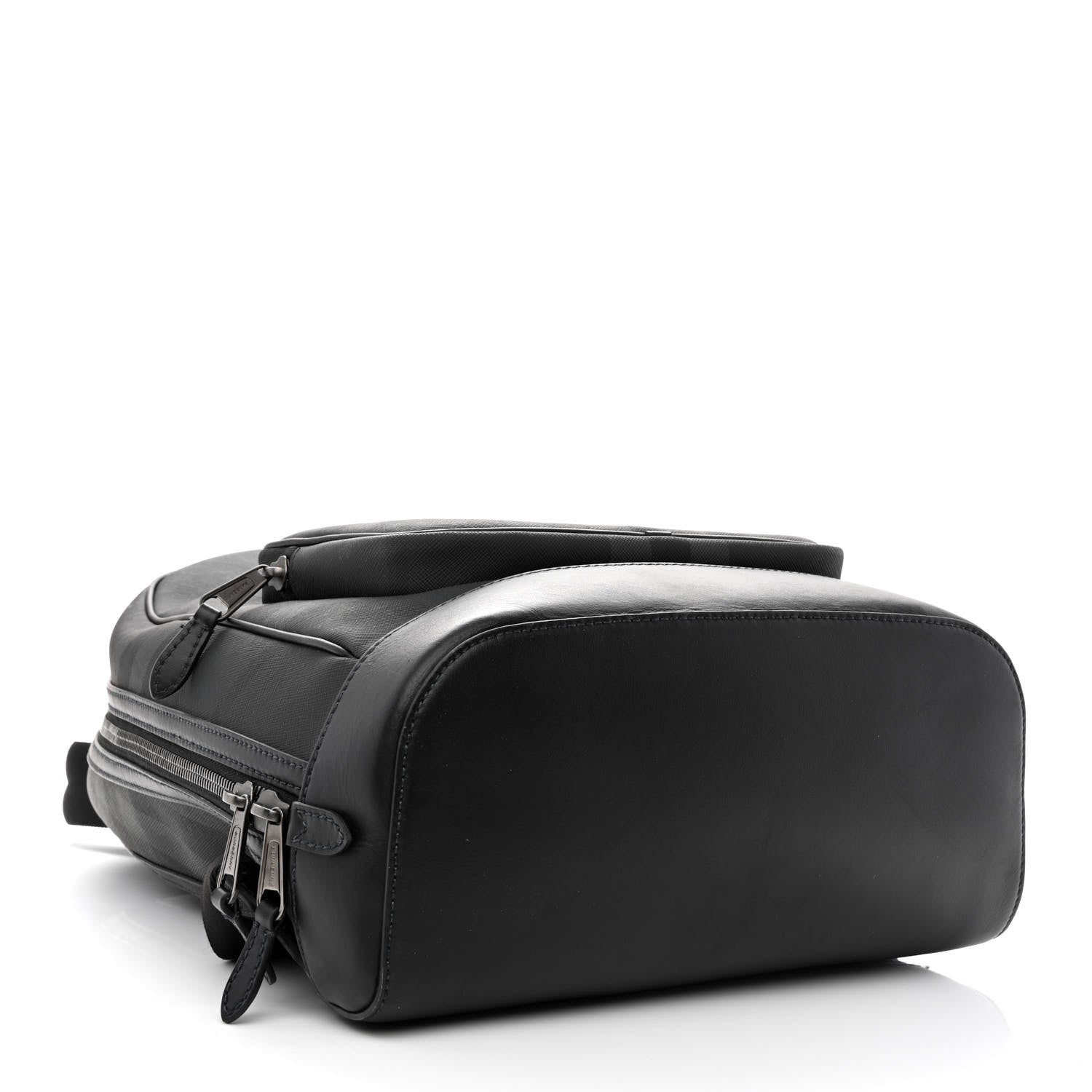 Burberry London Check Logo Rocco Backpack Charcoal 4 of 14