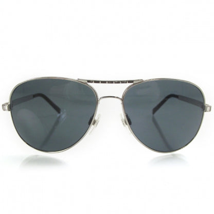 Chanel Aviator Rhinestone CC Sunglasses 124/87 3 of 8