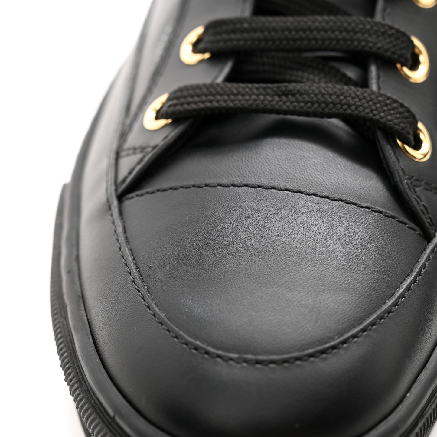 Calfskin Monogram Stellar Sneaker Boots 35.5 Black White