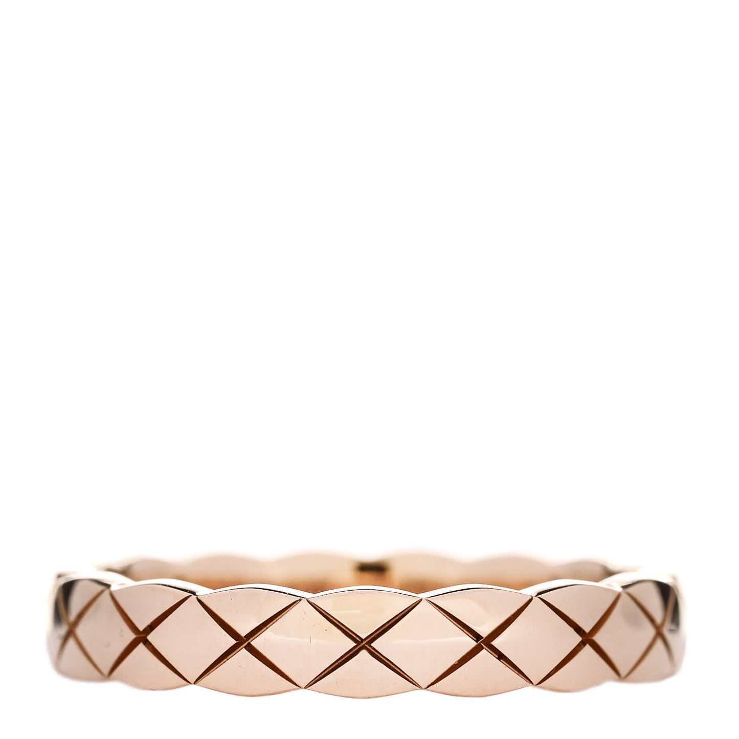 18K Beige Gold Mini Coco Crush Ring 50 5.25