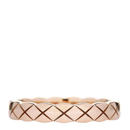 Chanel 18K Beige Gold Mini Coco Crush Ring 50 5.25 1 of 5
