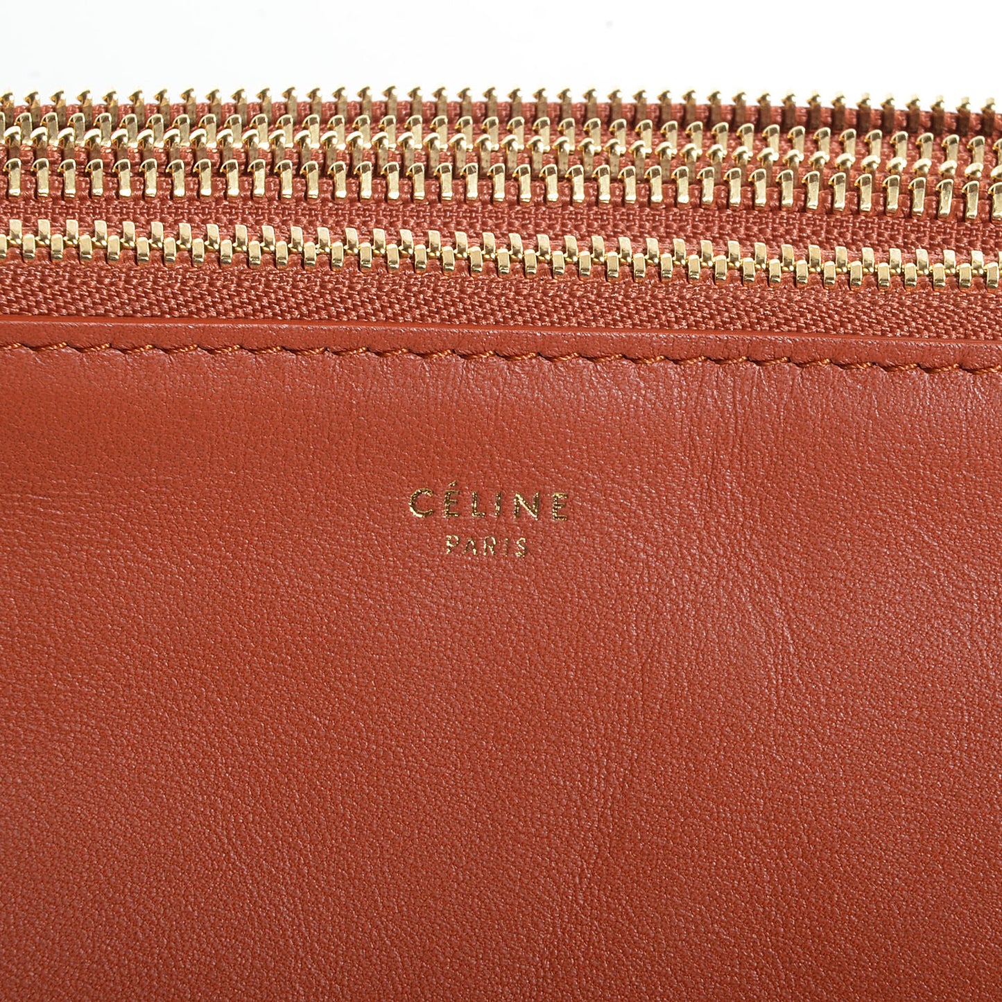 Lambskin Large Trio Crossbody Bag Brick