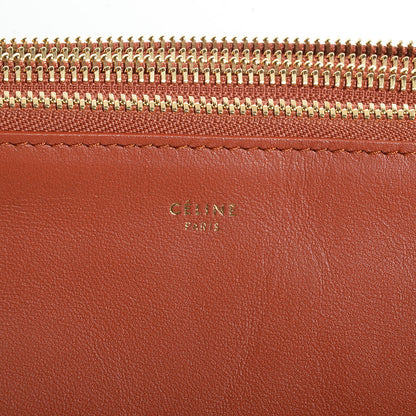 Celine Lambskin Large Trio Crossbody Bag Brick 9 of 9