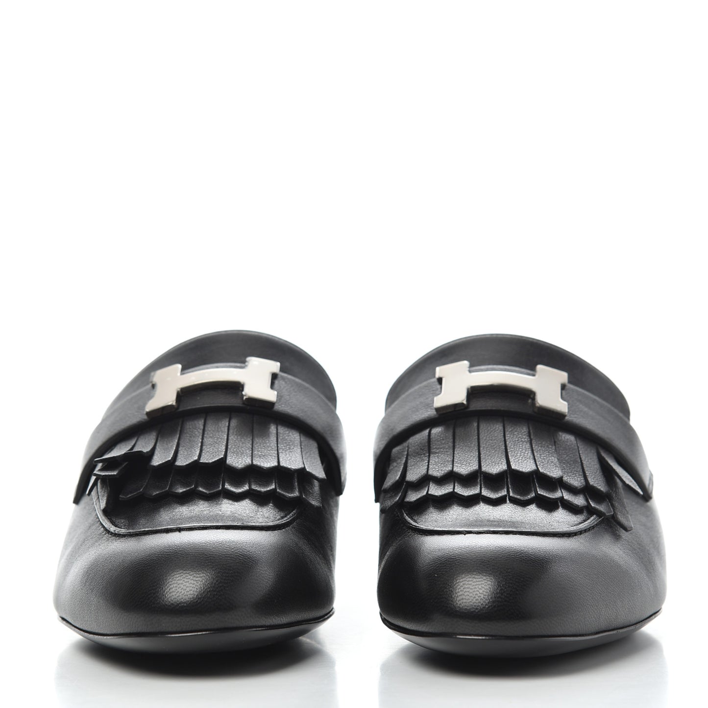 Goatskin Rivoli Mules 37.5 Black