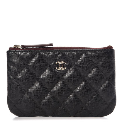 Chanel Caviar Quilted Small Cosmetic Case Black 1 of 8