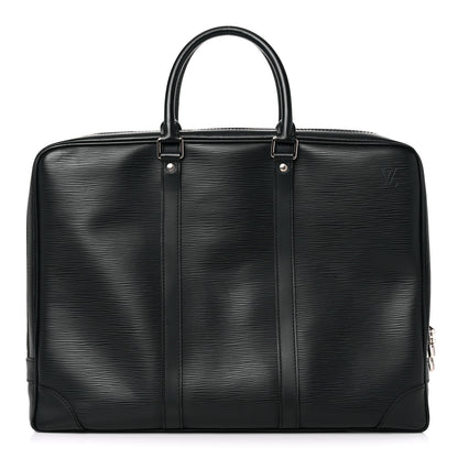 Louis Vuitton Epi Porte-Documents Voyage Briefcase Black 1 of 17