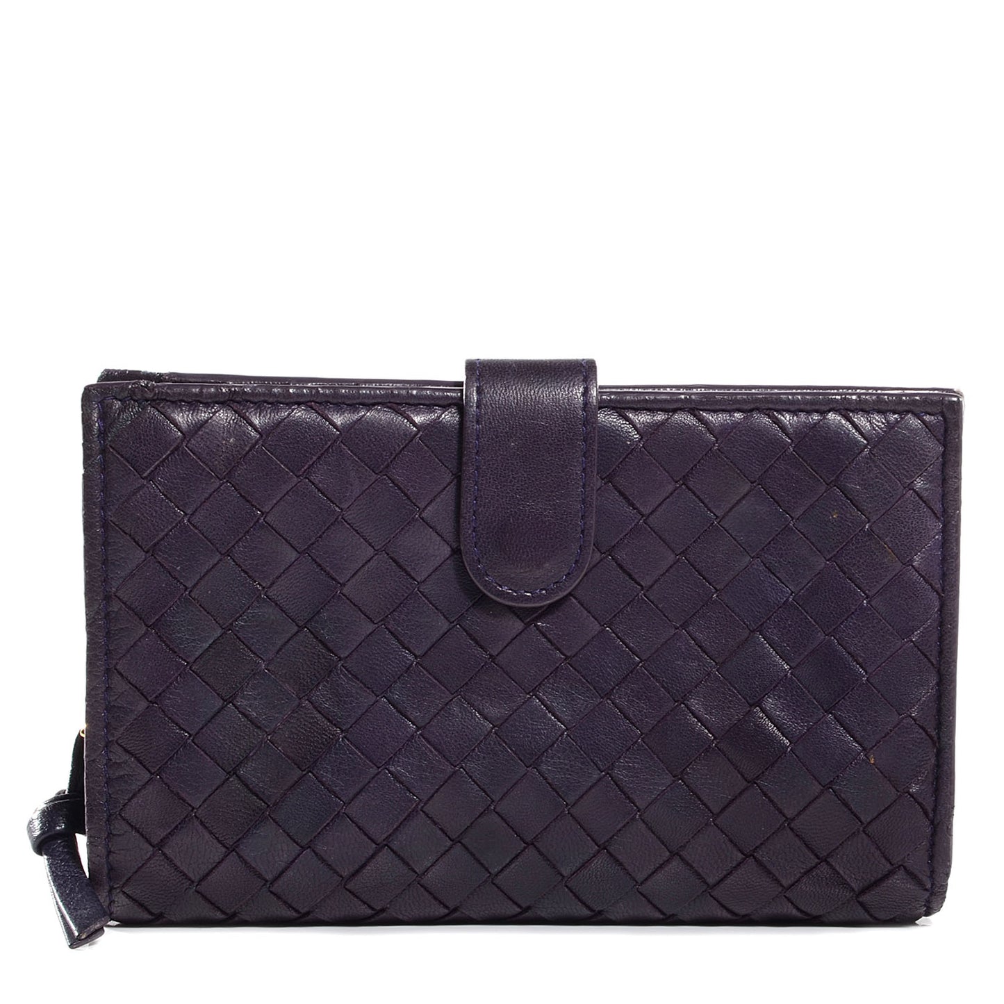 Nappa Intrecciato Continental Wallet Turbolence