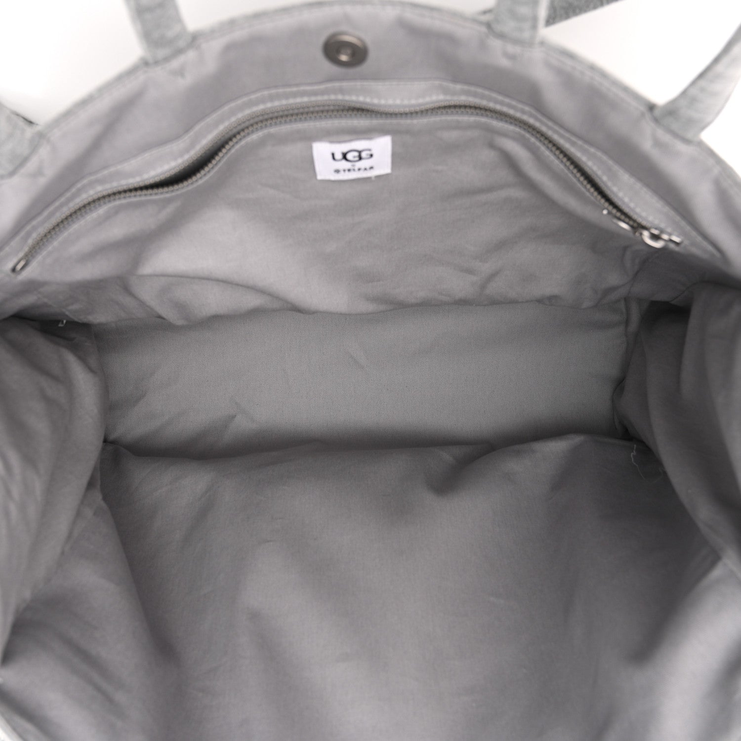Telfar X UGG Fleece Large Shopping Bag Grey 5 of 17