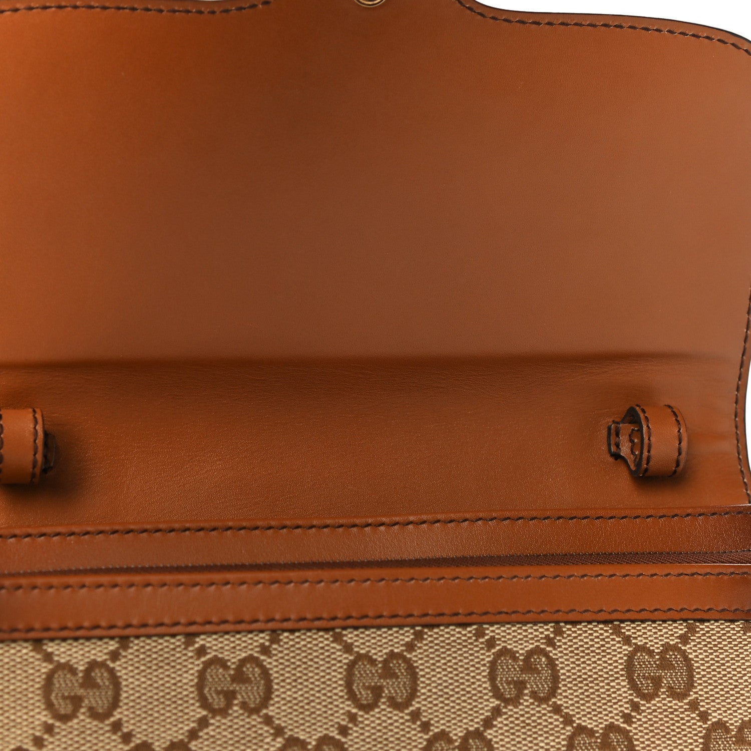 Gucci Monogram Lady Web Convertible Wallet Beige Cuir 12 of 12