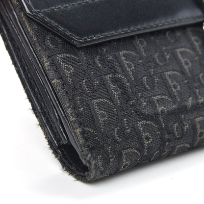 Christian Dior Monogram Street Chic Flap Wallet Black 7 of 13