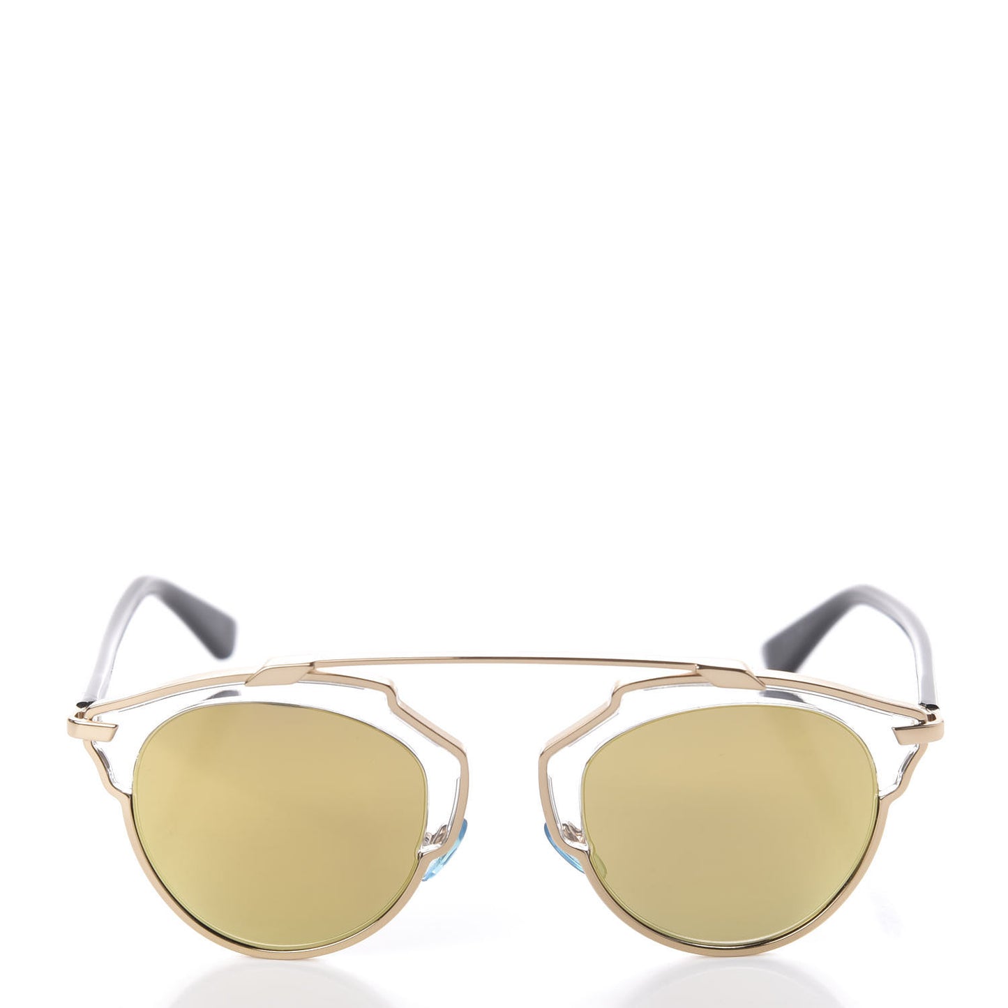 Mirrored So Real Sunglasses Gold