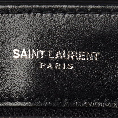 Saint Laurent Calfskin Y Quilted Monogram Toy Loulou Crossbody Bag Black 8 of 11
