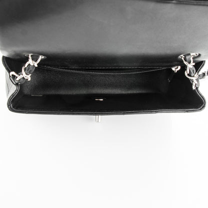 Chanel Lambskin Quilted Mini Rectangular Flap Black 5 of 8