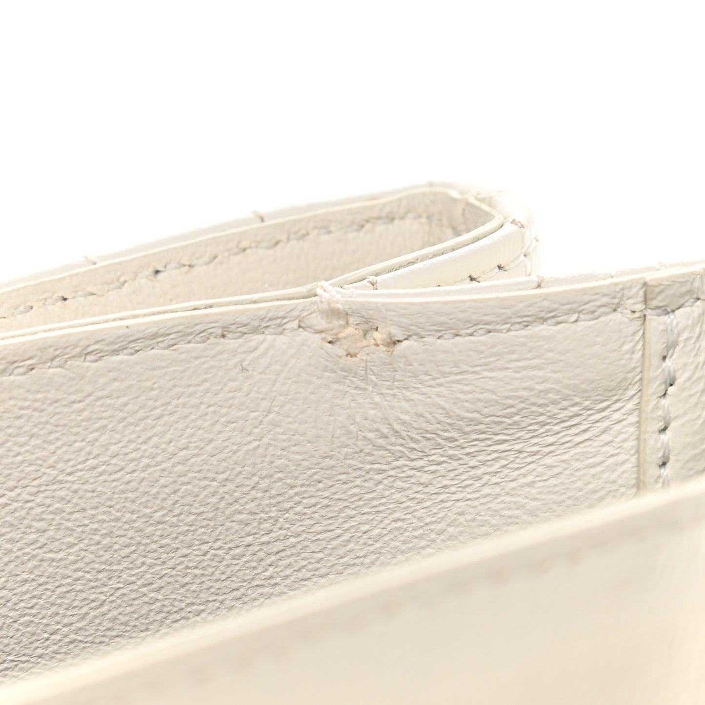 Calfskin Quilted Medium C Bag Black White