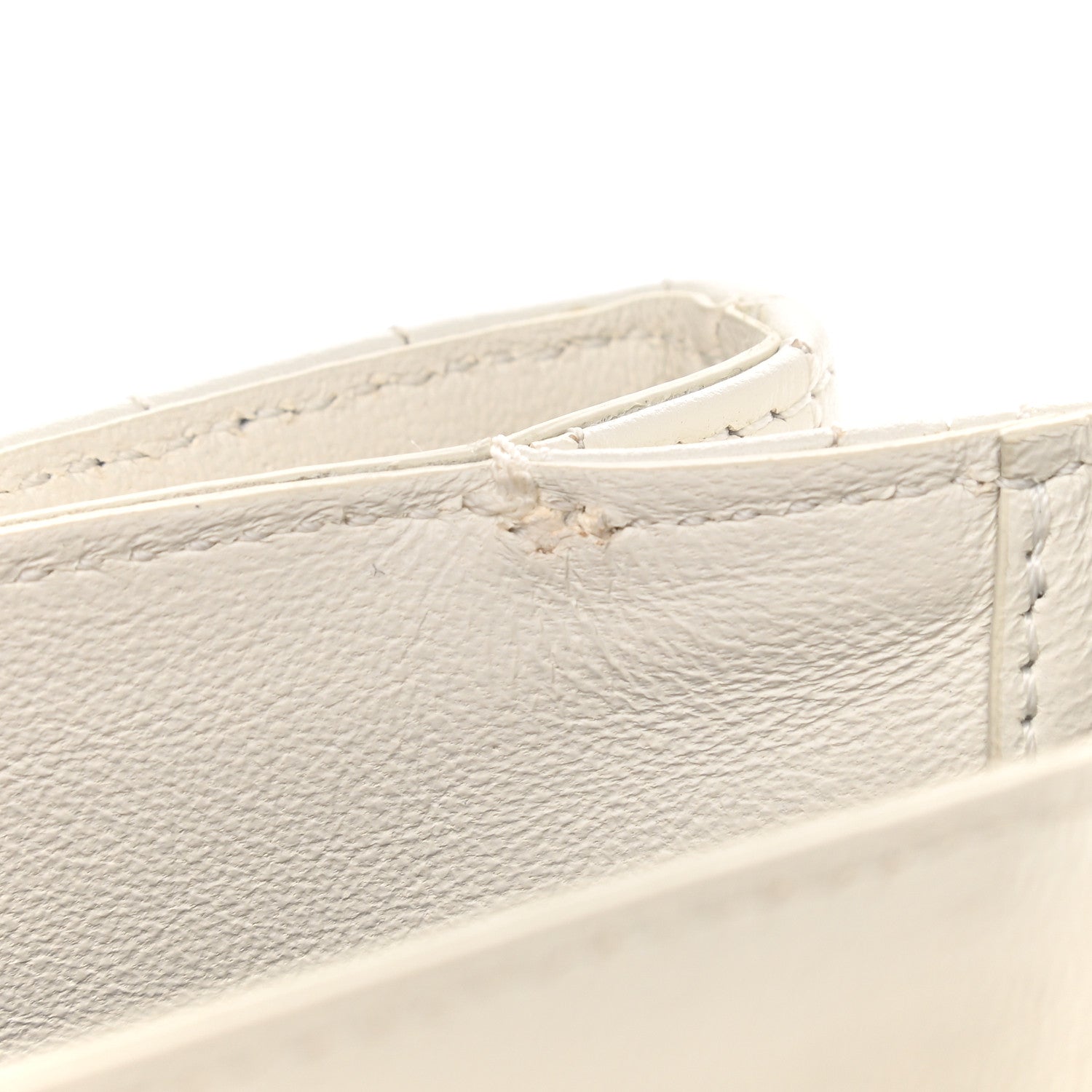 Celine Calfskin Quilted Medium C Bag Black White 10 of 10