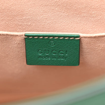 Gucci Wonka Grain Calfskin Small Diana Tote Bag Green Yellow Fluo 6 of 16