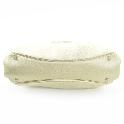 Judith Leiber Leather Austrian Crystal Blaze Dragee Evening Bag 4 of 8