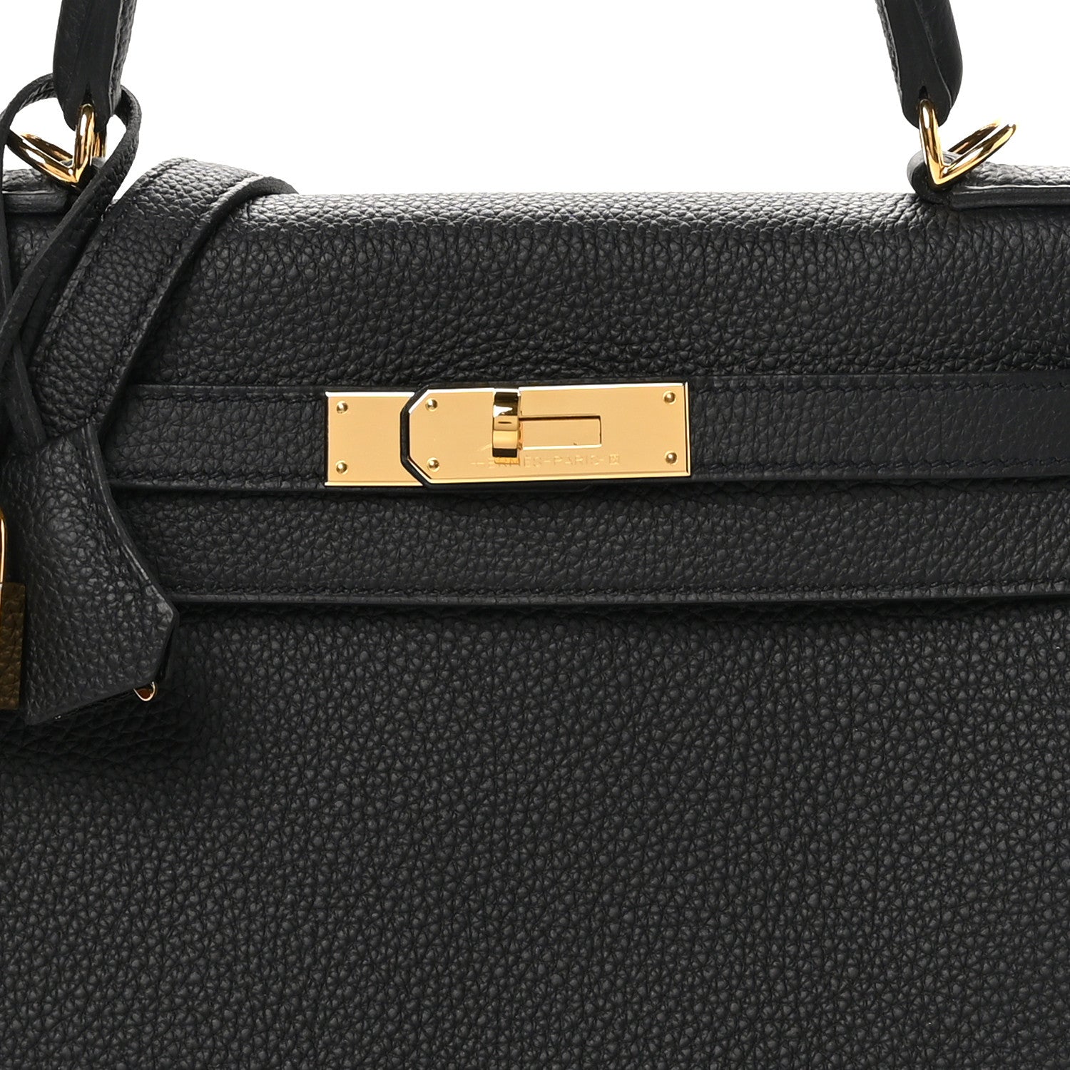 Hermes Togo Kelly Retourne 28 Black 8 of 11