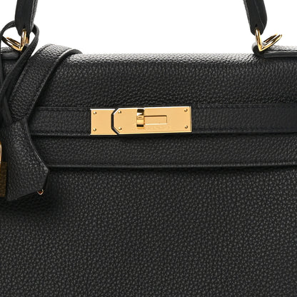 Hermes Togo Kelly Retourne 28 Black 8 of 11