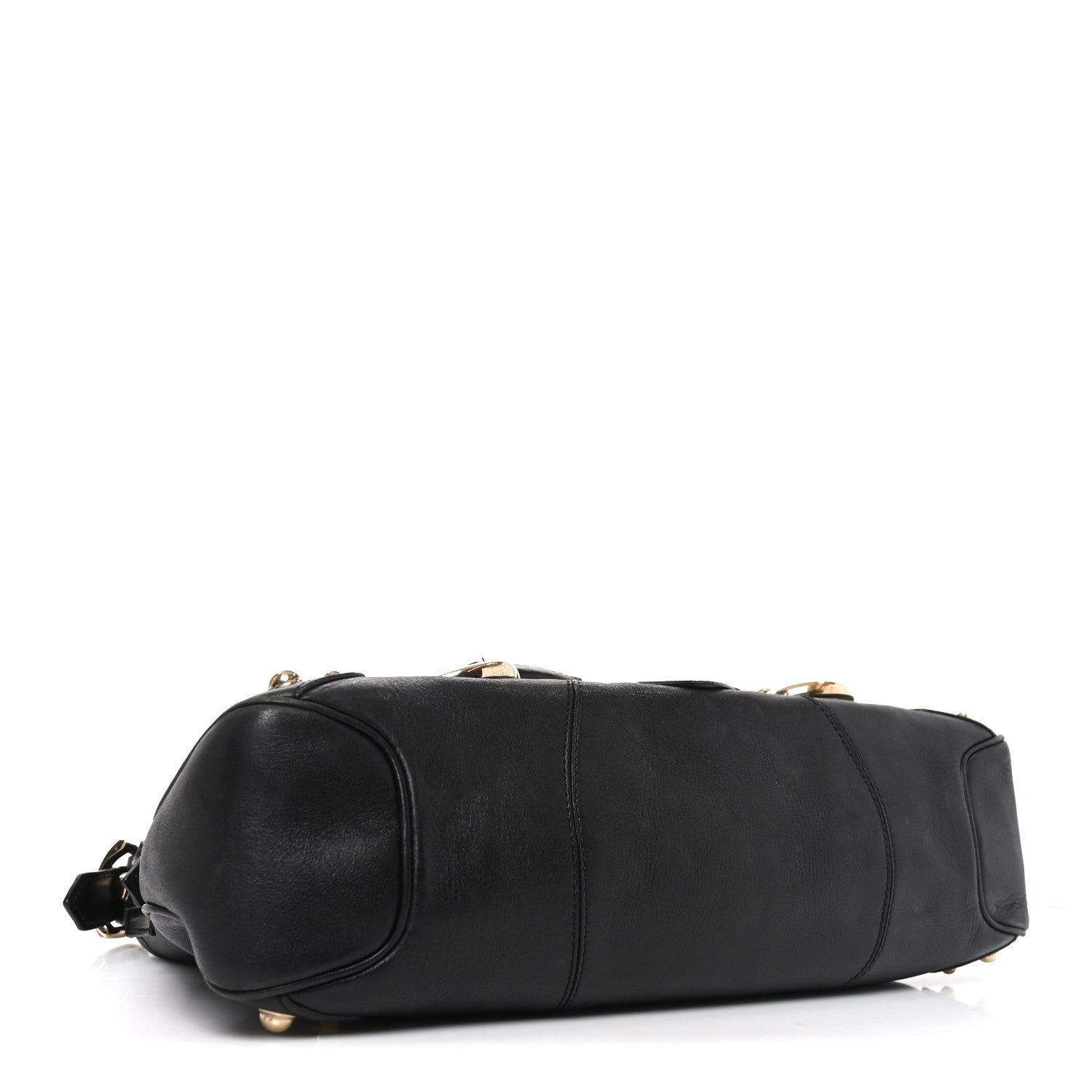 Gucci Calfskin Horsebit Flap Black 4 of 10