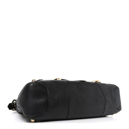 Gucci Calfskin Horsebit Flap Black 4 of 10