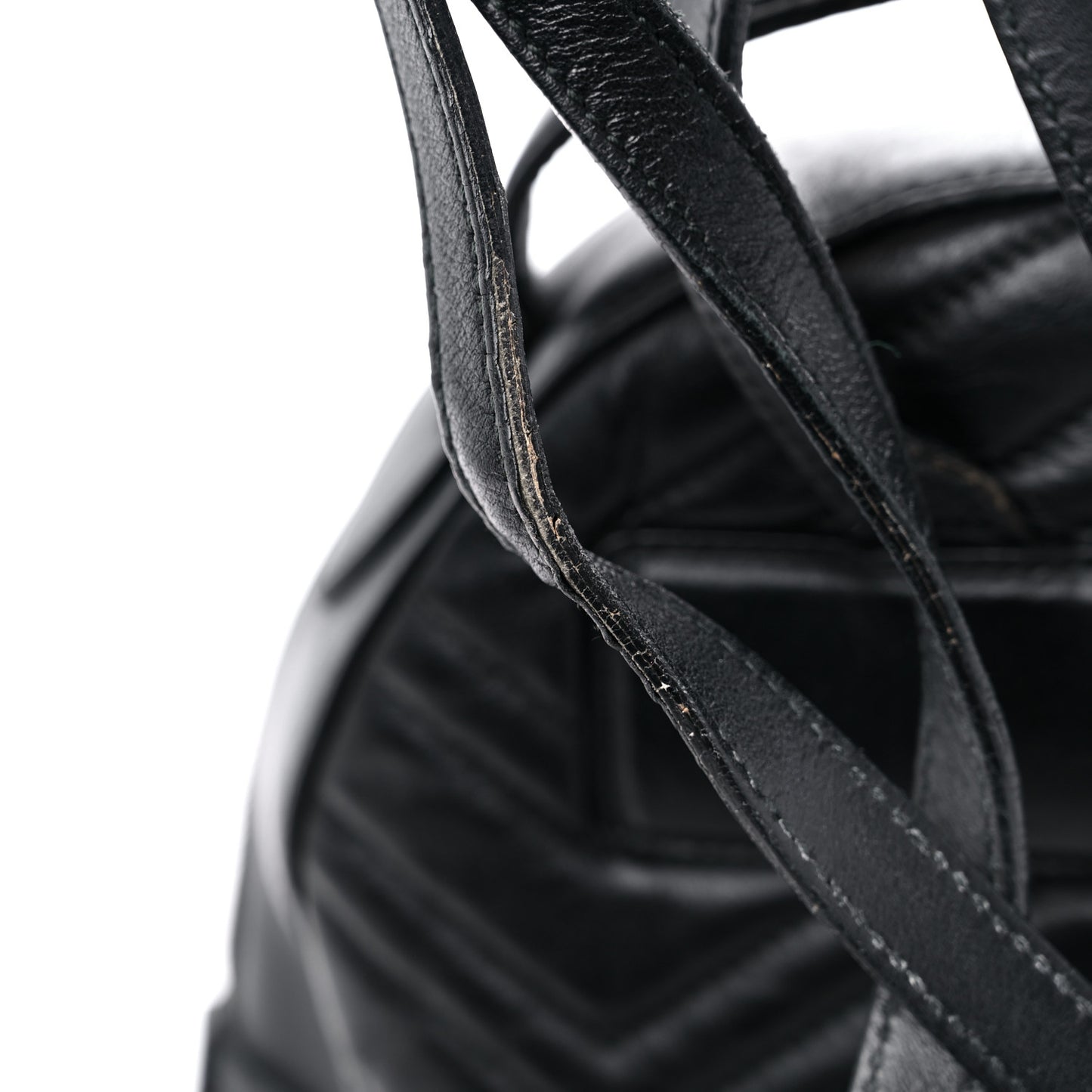 Calfskin Matelasse GG Marmont Dome Backpack Black