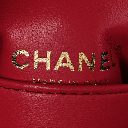Chanel Crumpled Lambskin Quilted Small CC Links Top Handle Flap Black 6 of 11
