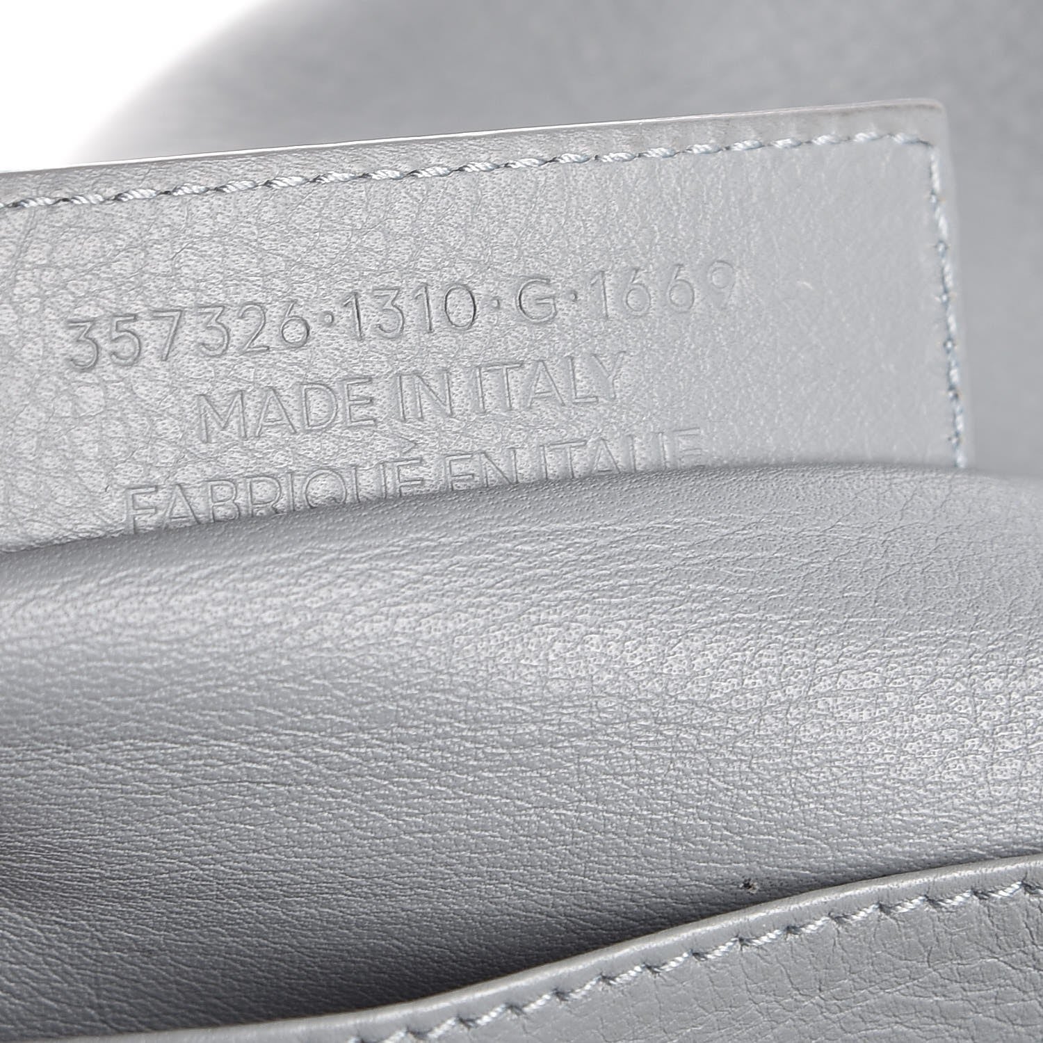 Balenciaga Calfskin Papier Sight Shoulder Bag Grey 12 of 12
