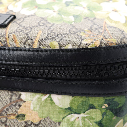 Gucci GG Supreme Monogram Blooms Medium Day Backpack Beige New Military Black 16 of 16