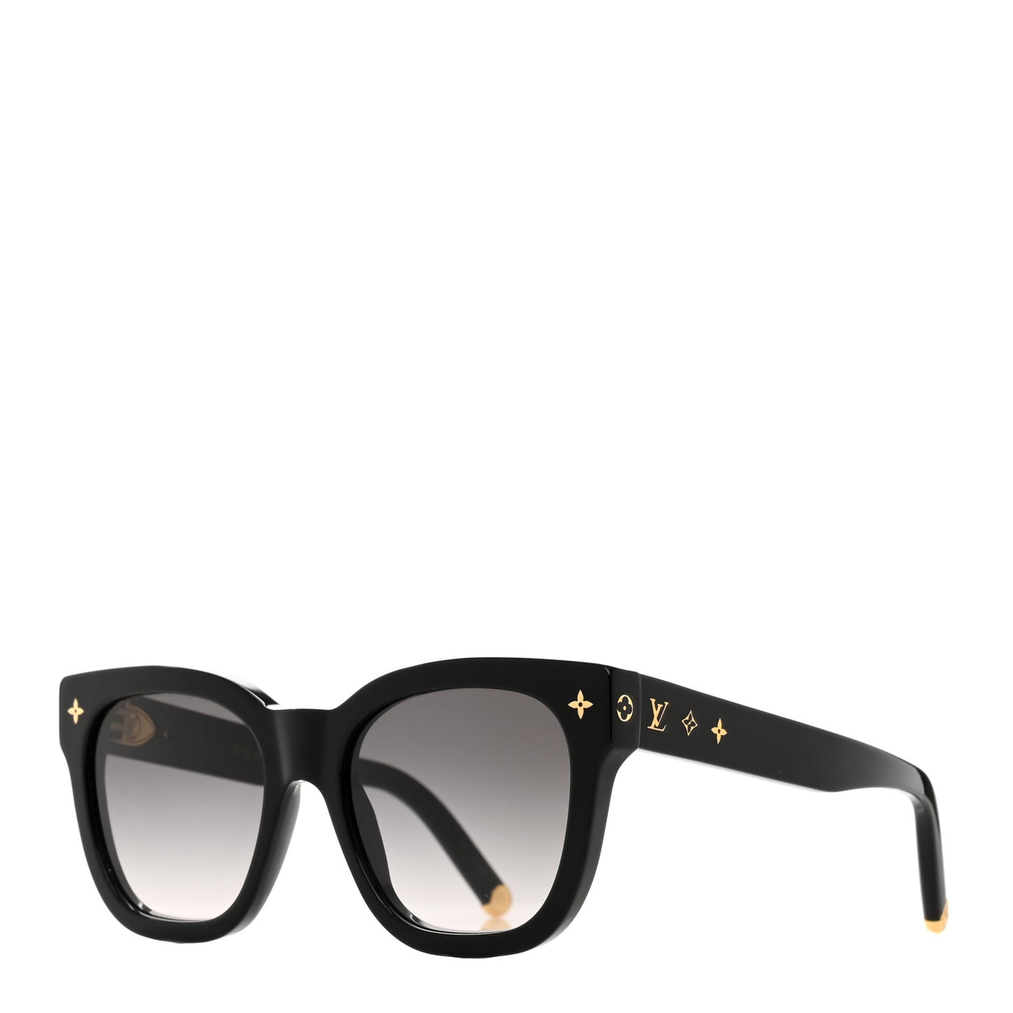 Acetate My Monogram Square Sunglasses Z1523W Black