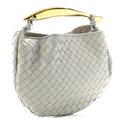Bottega Veneta Nappa Intrecciato Sardine Bag Agate Grey 3 of 10