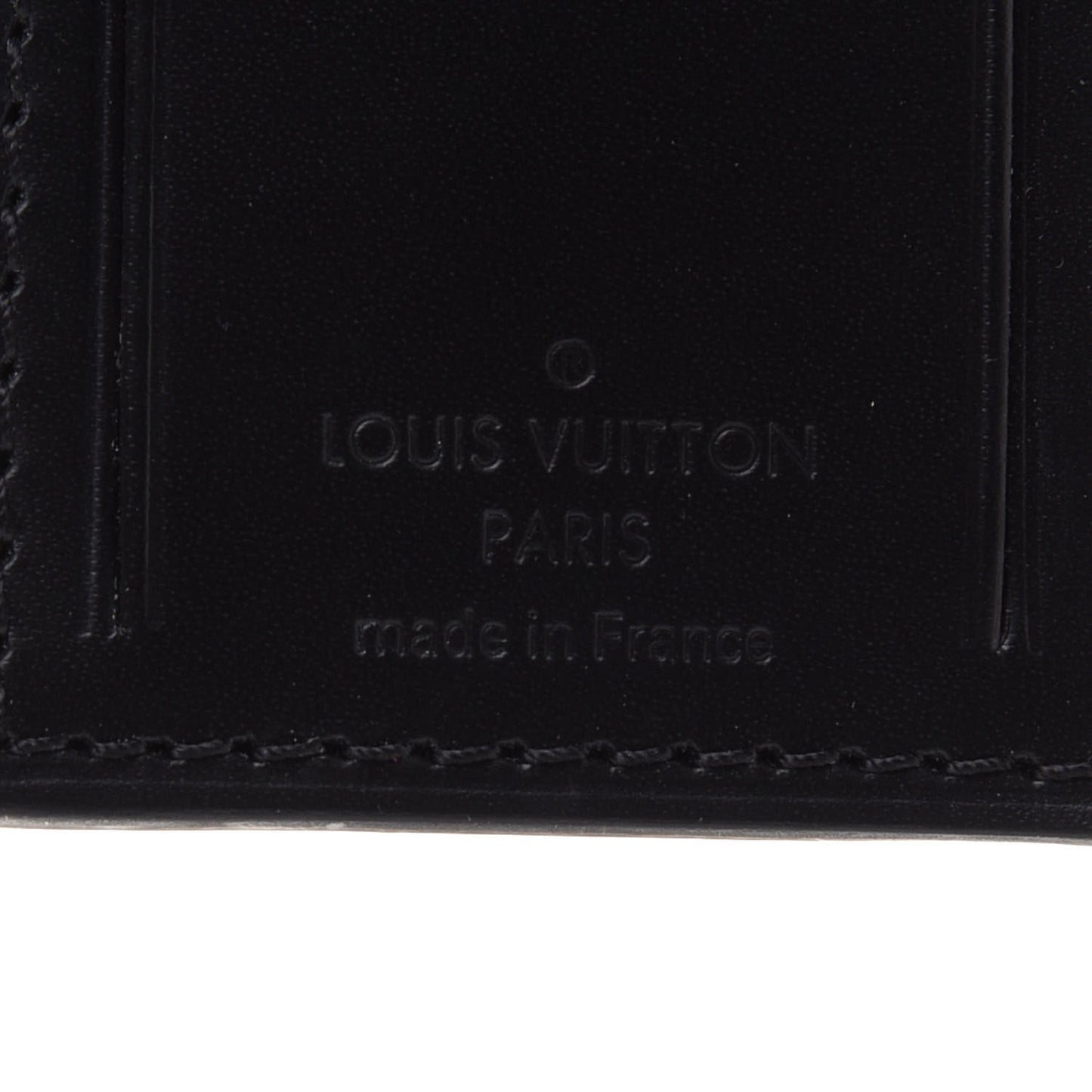 Calfskin Small Luggage Tag Black