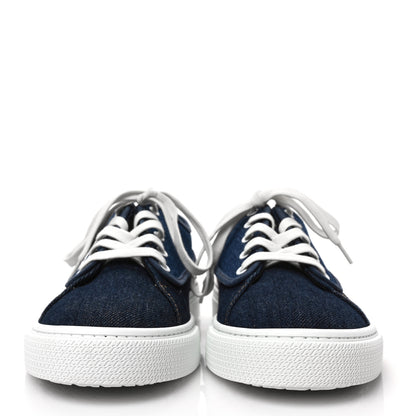 Hermes Denim Mens Envy Sneakers 43 Bleu 2 of 8