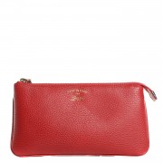 Gucci Dollar Calfskin Swing Wristlet Wallet Red 1 of 18