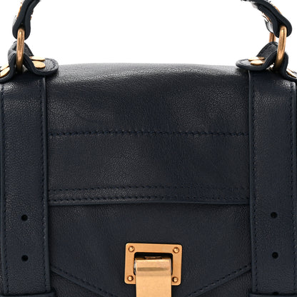 Proenza Schouler Lambskin Tiny PS1 Satchel Midnight 8 of 10