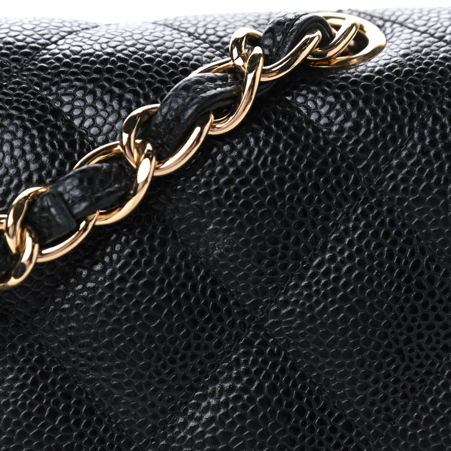 Chanel Caviar Quilted Jumbo Double Flap Black 6 of 6