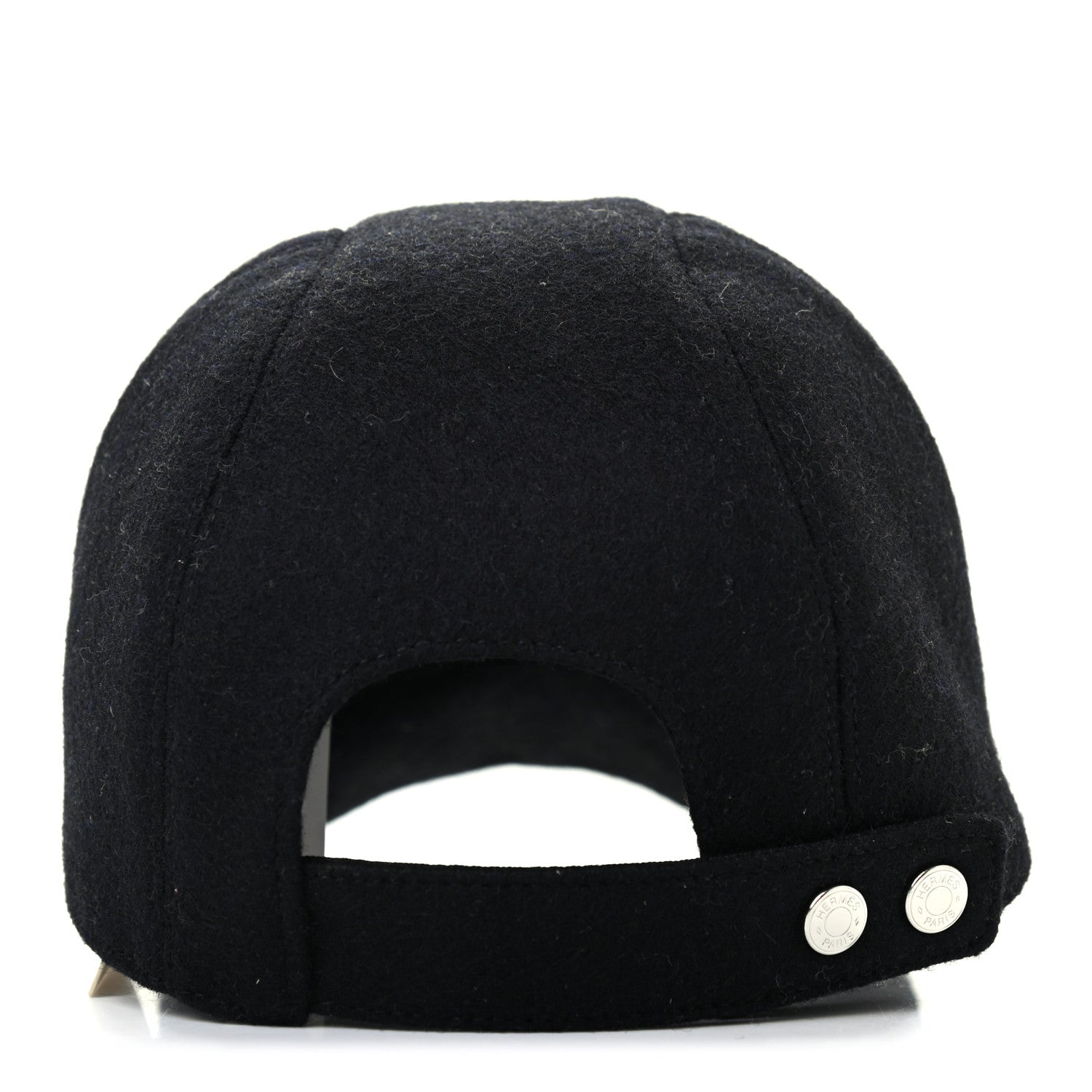 Hermes Wool Davis Varsity Cap 56 Black 5 of 9