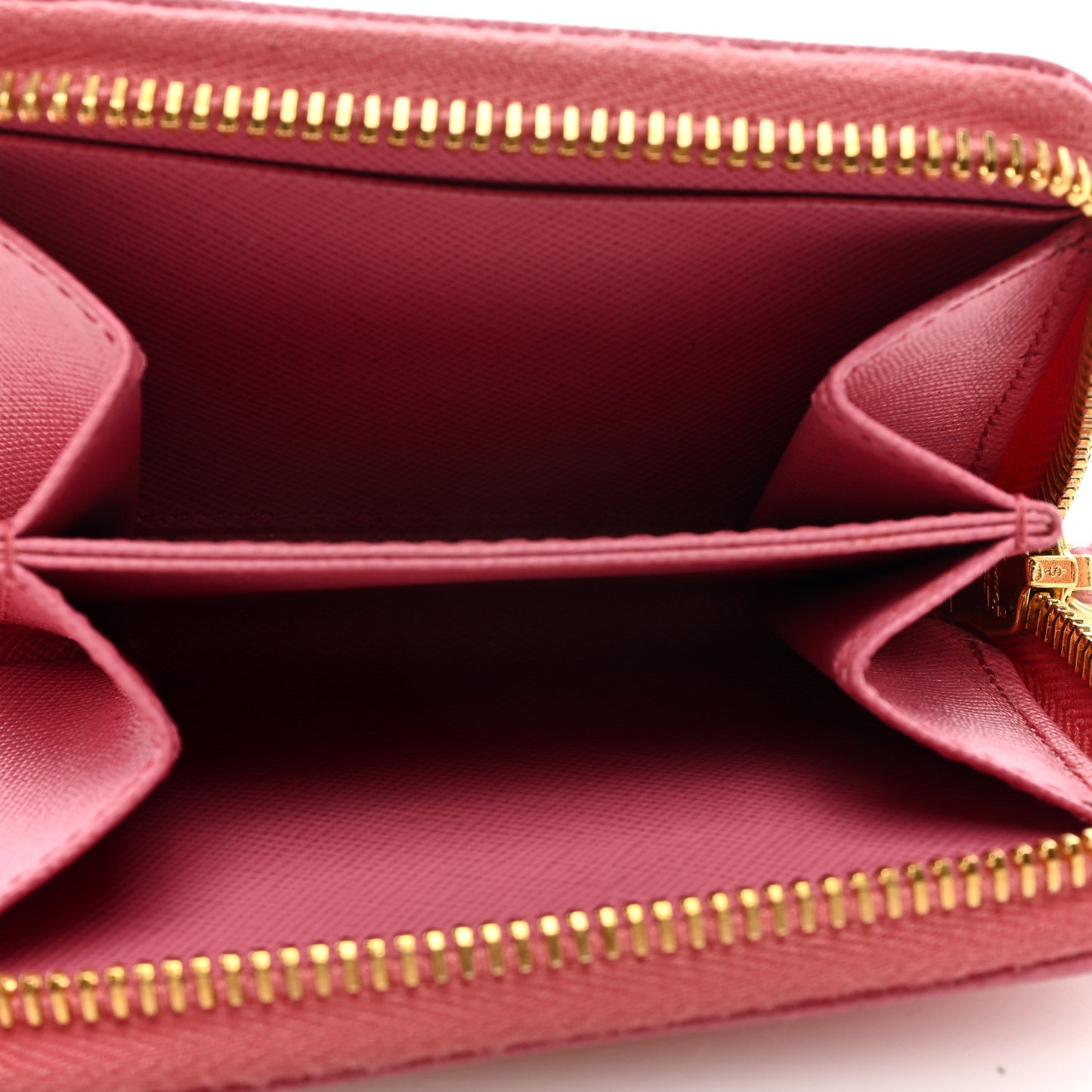 Saffiano Metal Coin Purse Geranio