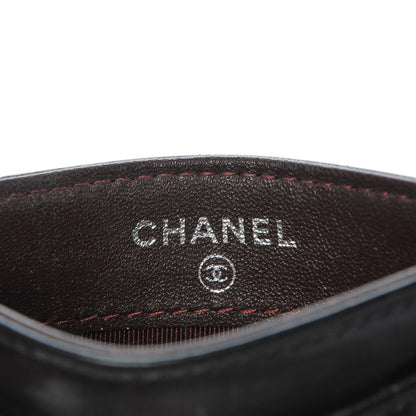 Chanel Lambskin Quilted Card Holder Black 5 of 8