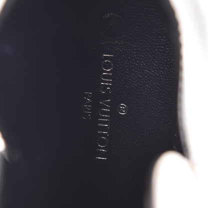 Louis Vuitton Calfskin Monogram Gamble Diva Ankle Boots 36 Black Nude 7 of 12