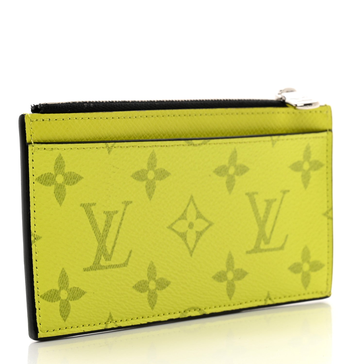 Louis Vuitton Monogram Taiga Coin Card Holder Yellow 3 of 7