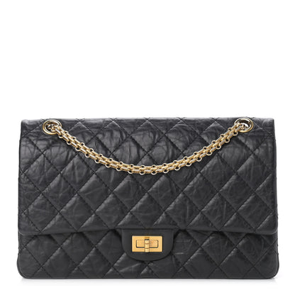 Chanel Aged Calfskin Quilted 2.55 Reissue 226 Flap Black 1 of 9