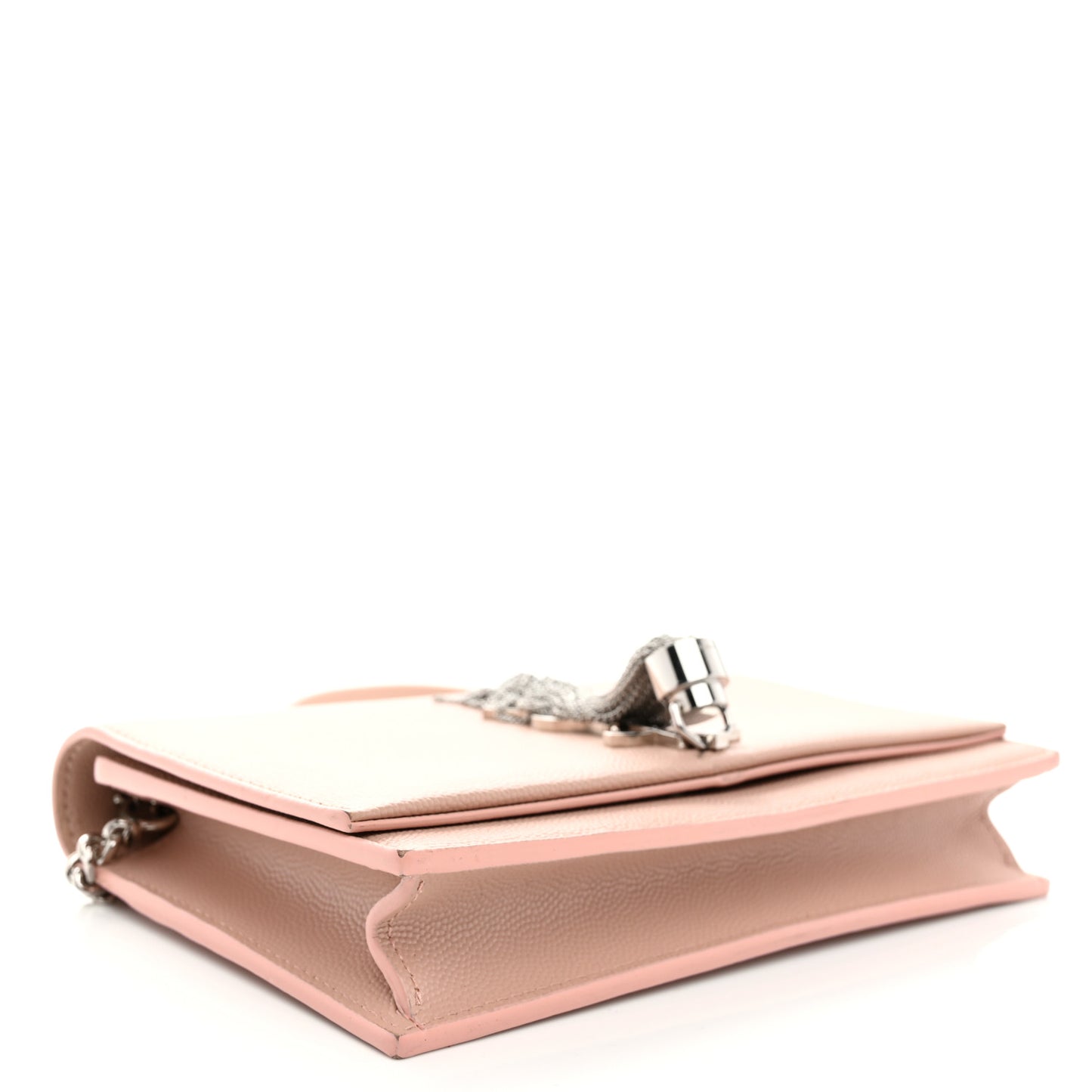 Grain De Poudre Classic Monogram Kate Tassel Chain Wallet Pale Pink